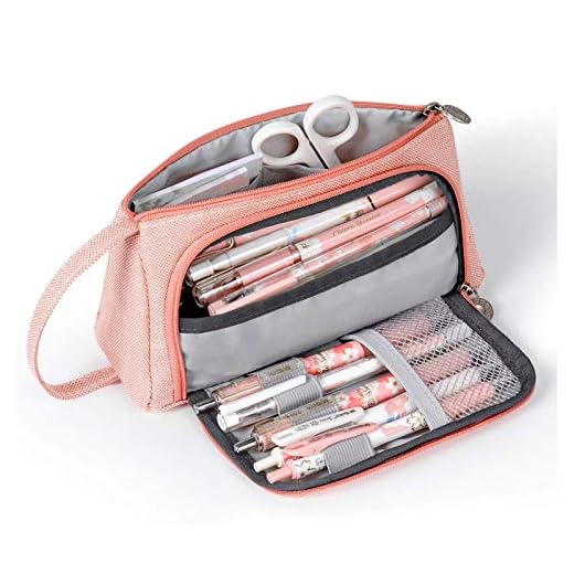 AidShunN Multifuncional Estuche de lápices de Gran Capacidad Bolsa de Lona Premium Bolsa de lápiz Organizador de papelería para niña
