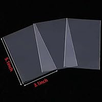 Vista 2 de Protectores de tarjetas de recetas de cocina, protectores de tarjetas de recetas de vinilo transparente, fundas de tarjetas de recetas de 3 x 5