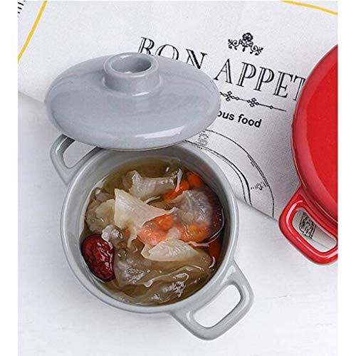 Bol à soupe en céramique émaillée grise de qualité supérieure