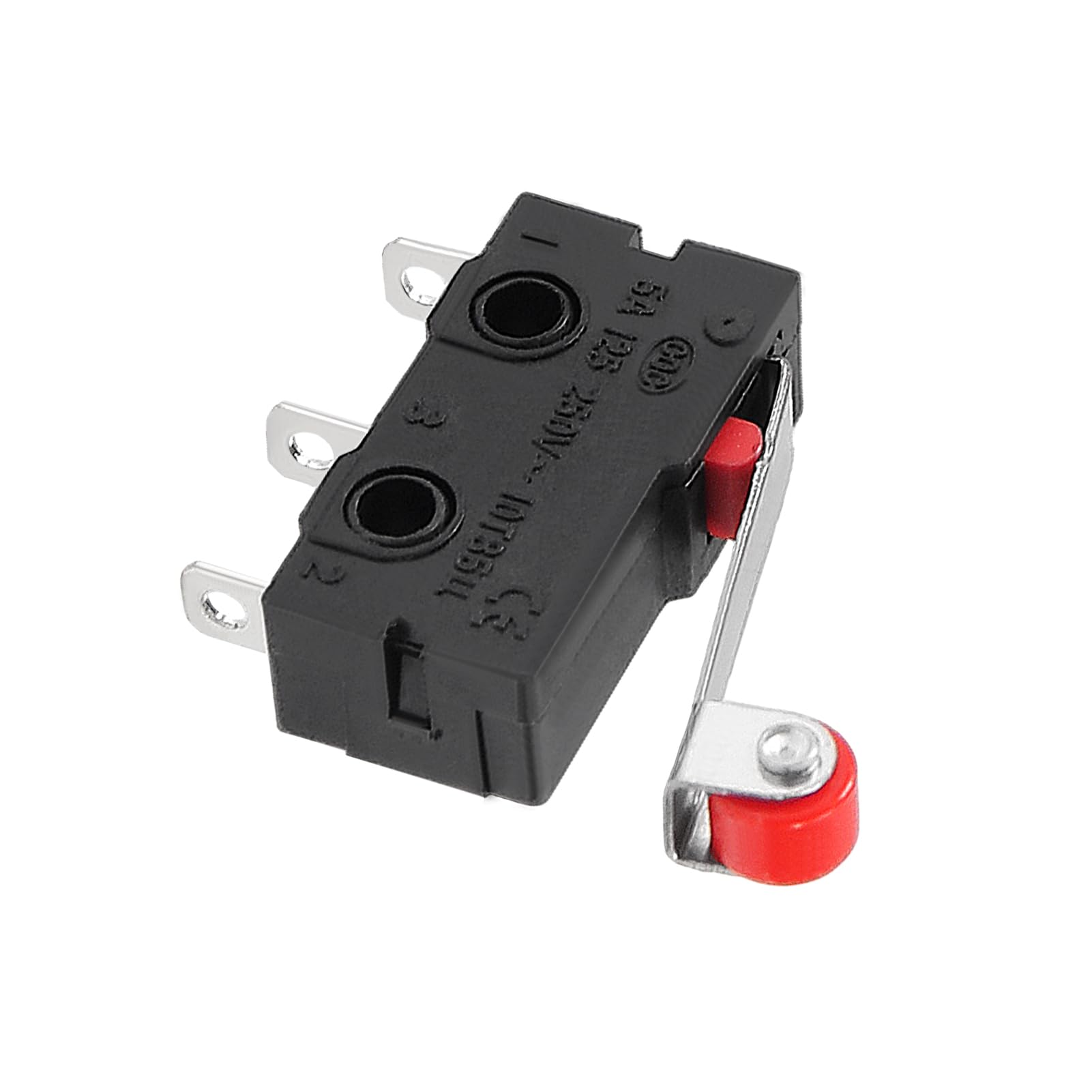 Produktbild von 20 Stück Mikro-Endschalter KW12-3 – SPDT 1NO/1NC, Rollenhebel, 250V 5A, Momentan