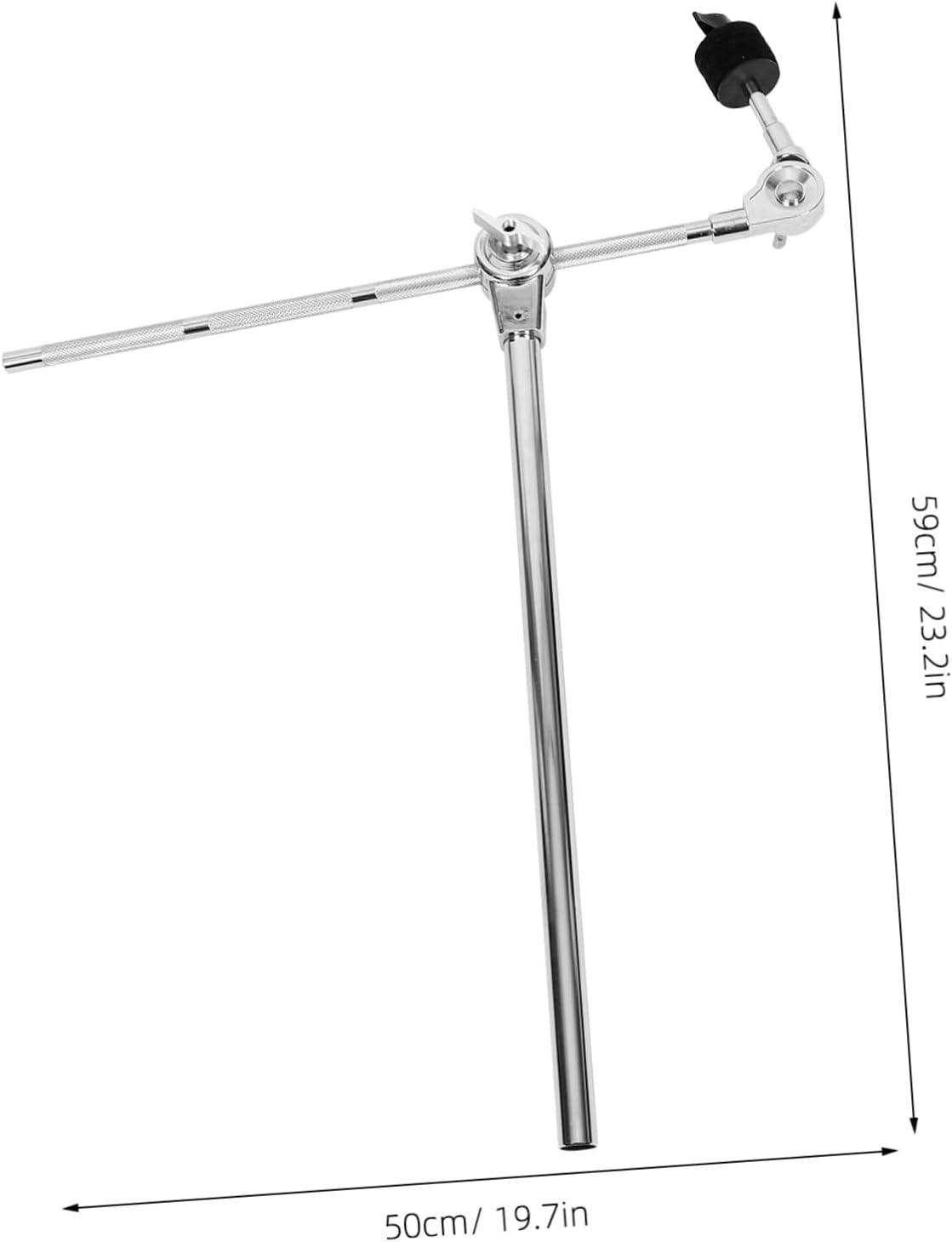 Milisten Adjustable Cymbal Boom Arm Universal Clamp Heavy Duty Metal Cymbal Holder for Drum Set Compatible Stands and Kits