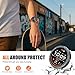 [2 in 1]BEARDDO Metal Case for Amazfit Active 2 Smartwatch 44mm, Stainless Steel Bezel & TPU Back Cover with Cleaning Cloth Accessories, Rugged Shockproof Protective Case for Active 2 Round Dark Gray