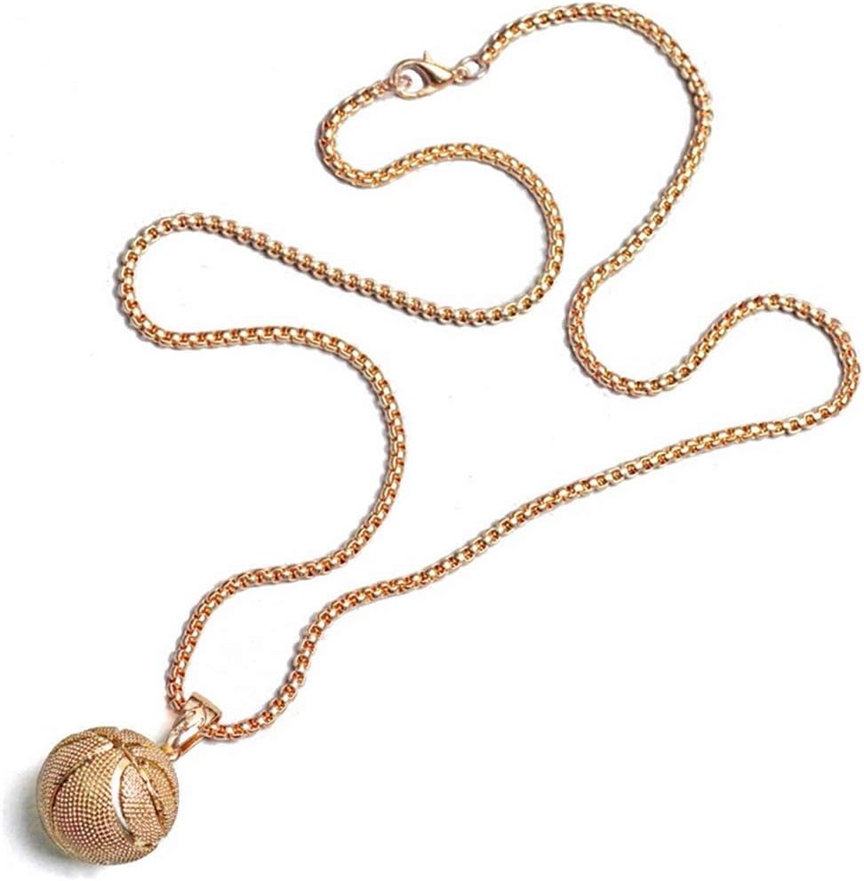 Basketball Pendant Necklace, Stainless Steel Chain Sports Necklace Fashion Basketball Lovers Fans Pendant Necklace Hip Hop Jewelry for Men Women - Image 3