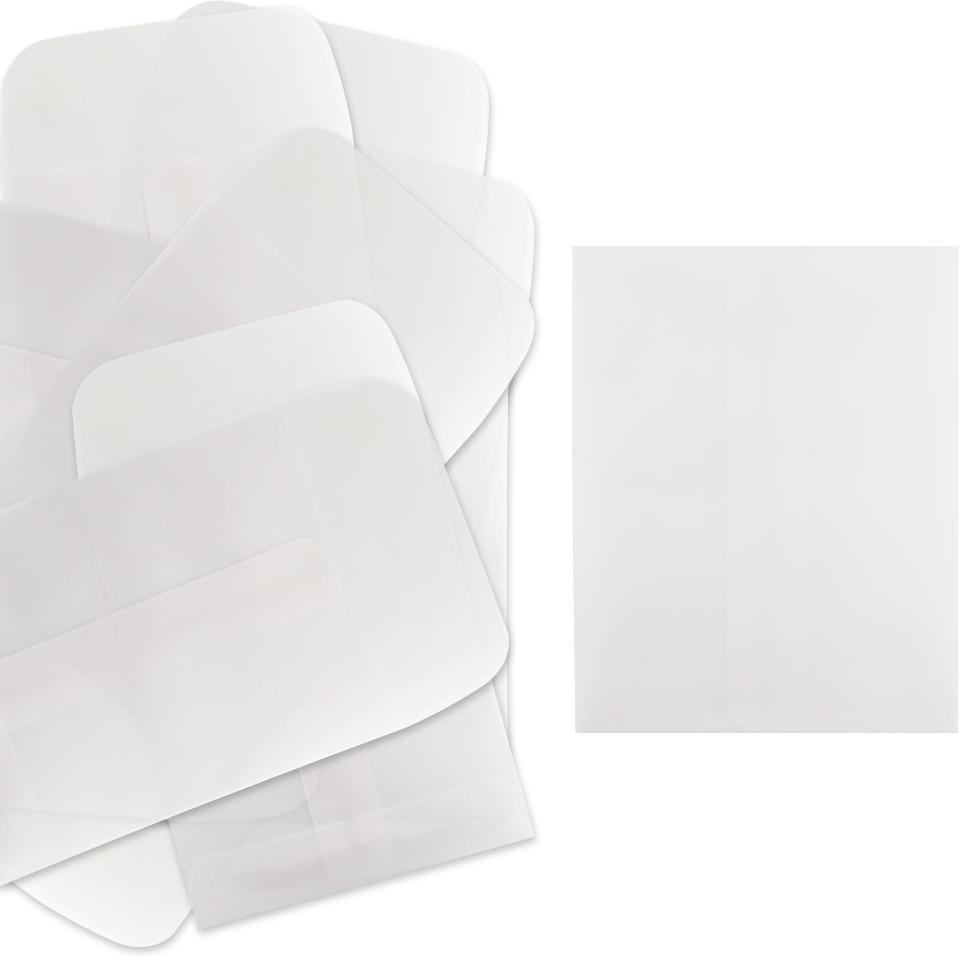 Bolsas de papel encerado para galletas que no traspasan la grasa sobres de vidrio semitransparente