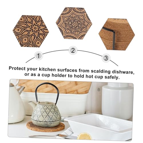 Dessous de rond bois de table VANZACK avec support de rangement de bistrot