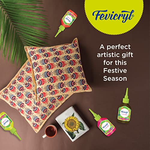 Fevicryl 3D Outliners Regular Kit 20ml x 5 | Fabric and Multi-Surface 3D Outliners Assorted Pack, Multi Colour | DIY Art & Craft | Ideal for Artists, Gifting (Image - 5)