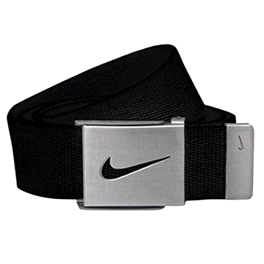 Nike - Cinturón de golf para hombre, 3 unidades, color negro/caqui/gris oscuro, talla única