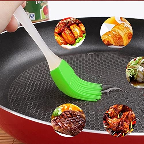 2-Piece Silicone Pastry Brush Set - 6.5' (Small) & 8.1' (Medium) - Ideal For Applying Oil, Butter, Marinades, Basting & Grilling- Crafted With Bpa-Free, Food-Grade Material, Dishwasher Safe (Blue) #TOP4