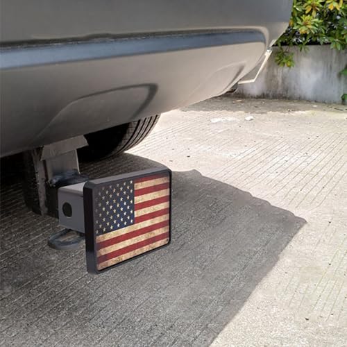 Bandera americana – Cubierta para remolque – US PATRIOTIC PLEDE – Cubierta de gancho para remolque | Gorro impermeable ABS resistente al clima duro | Protege tus problemas con orgullo, ideal para