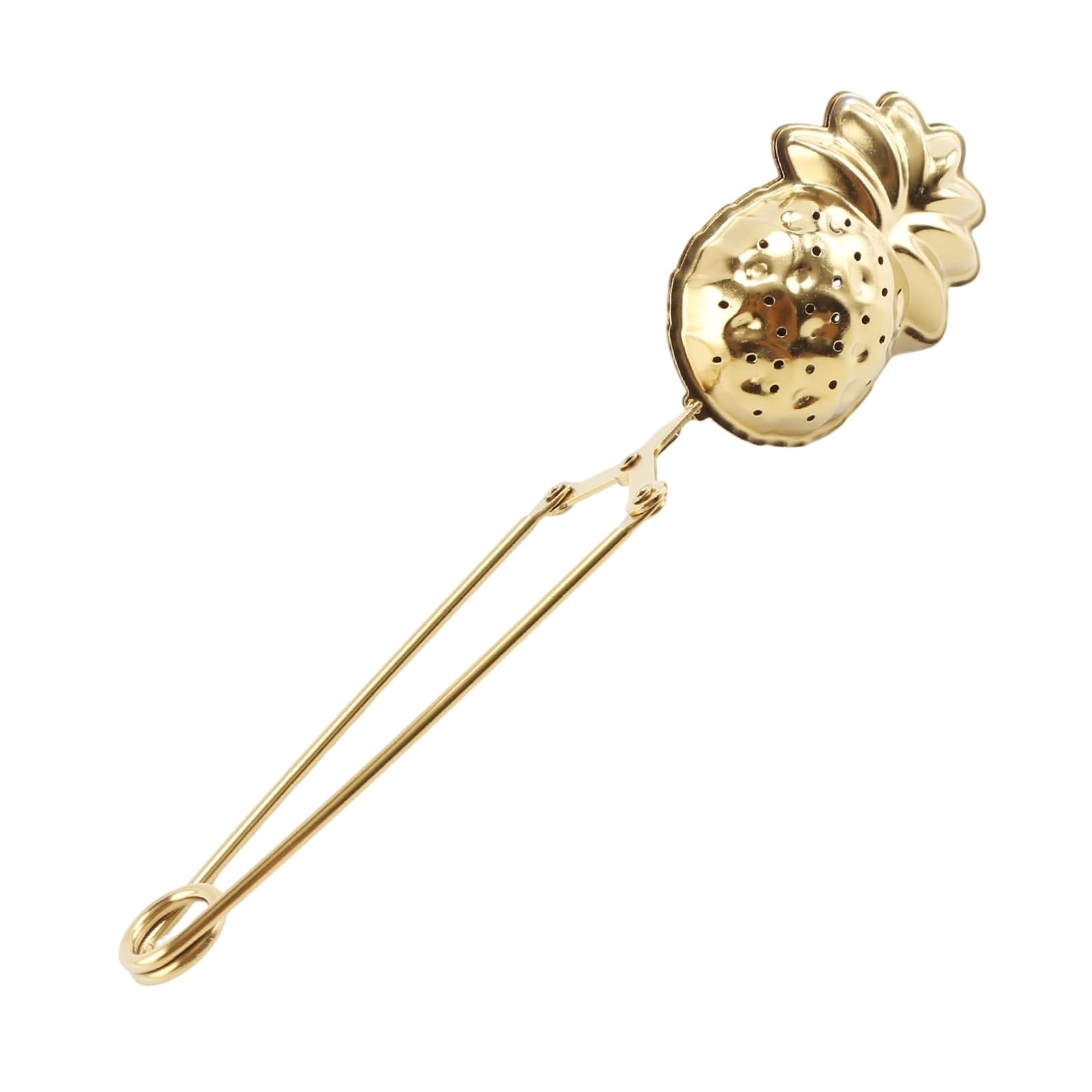 carotoe Stylish Gold Plated Tea Ball Infuser with Fine Meshes Design Stainless Steel Tea Strainer for Great Brewing Stainless Steel Infuser