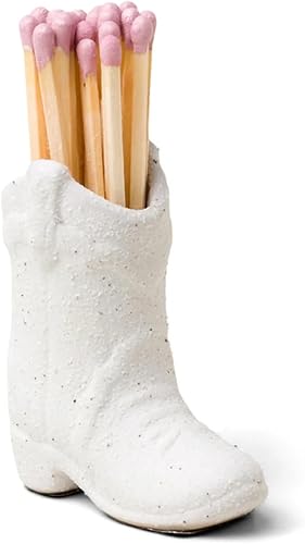 Miniatura 1 de Soporte para botas de vaquero, bonito soporte de cerámica para botas con golpeador, bonito soporte para botas de vaquero, accesorio de decoración de