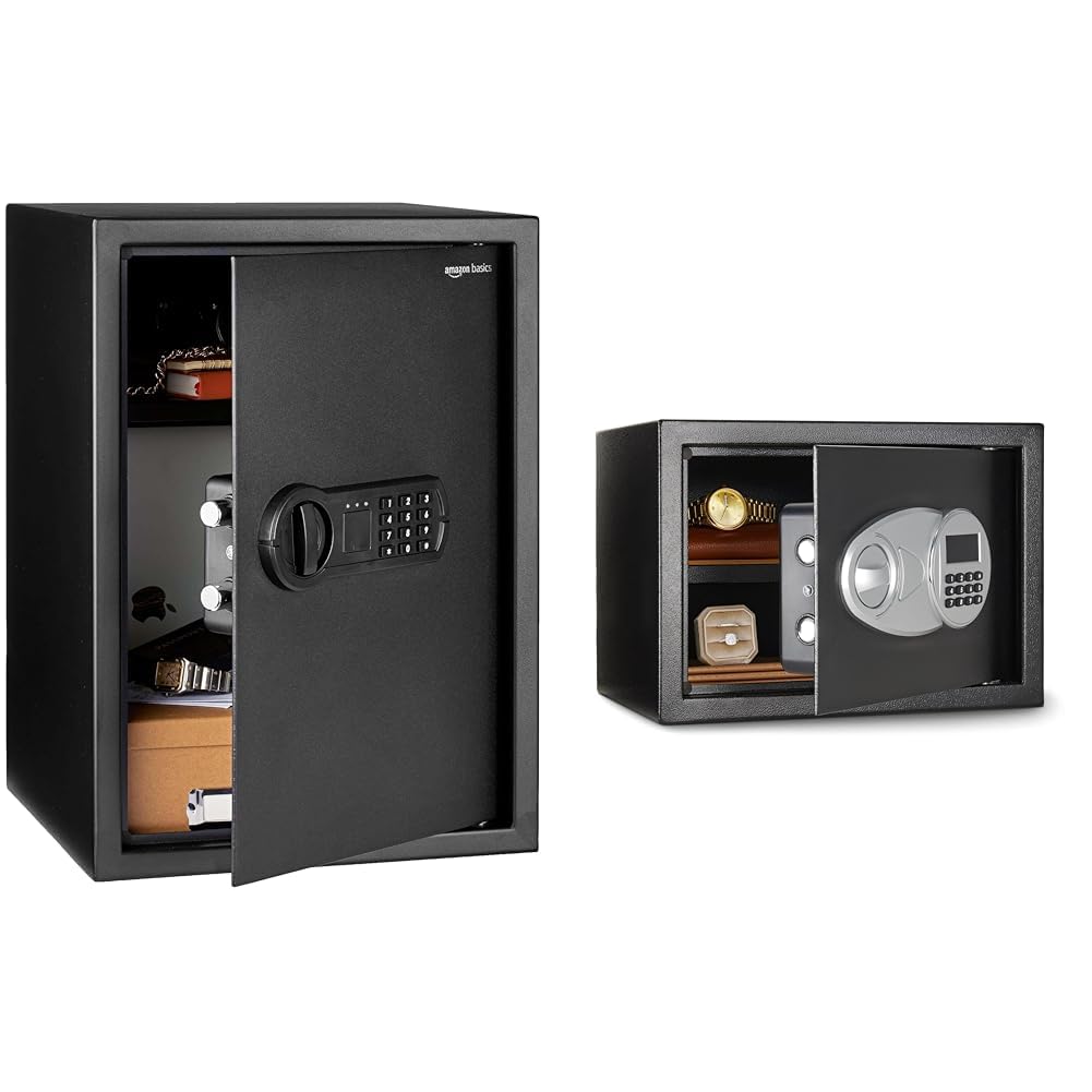 AmazonBasics Home Keypad Safe - 1.8 Cubic Feet, 13.8 x 13 x 19.7