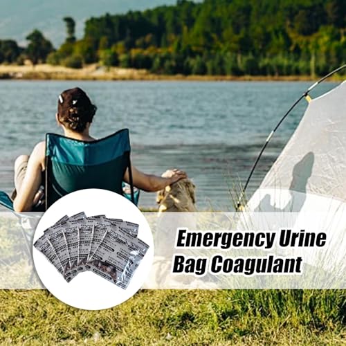 Solidifiant urine poudre compacte anti-odeur | Solution 50 sachets pour hygiène et voyages - 3