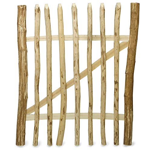 WEIDENPROFI Staketentor, Bauerngarten Gartentüre aus Haselnussholz,...