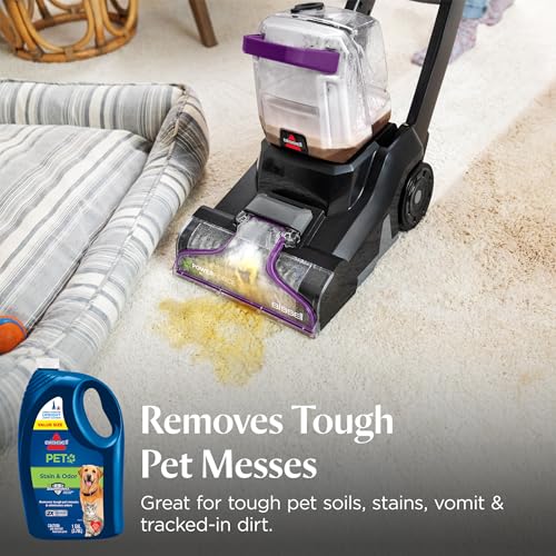 Image of Bissell Pet & Stain Odor Full Size Deep Cleaner Machine Solution, 1 Gallon, 99K5Y