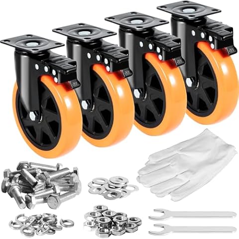 VEVOR 6-inch Swivel Plate Casters Cover