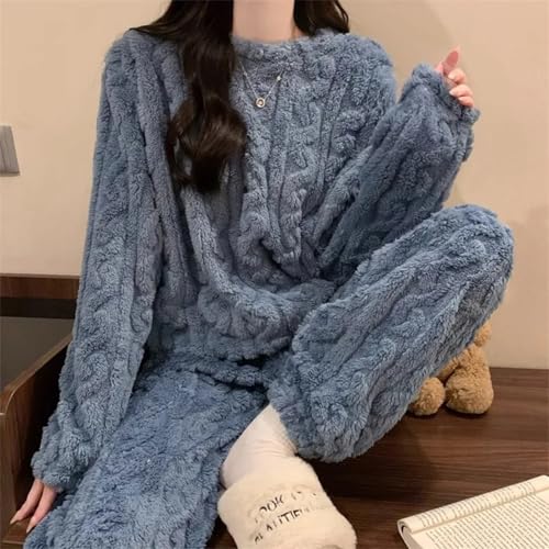 Ensemble pyjama en polaire corail de qualité supérieure et douce