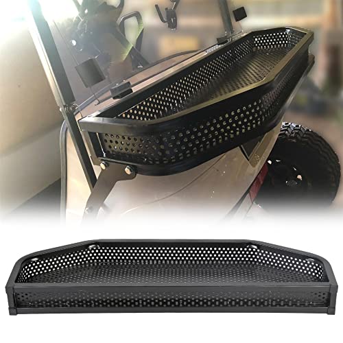 ECOTRIC Front Clay Cargo Utility Basket Compatible with EZGO TXT Golf Cart w/Mounting Brackets - NOT...