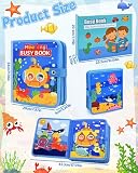 Busy Board Montessori dziecko 1-4 lata, sensoryczna książka 6 pieluch