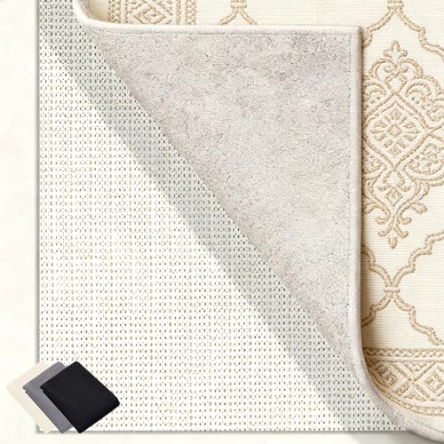 Base antideslizante alfombra de PVC cortable y reutilizable blanca multiusos 2