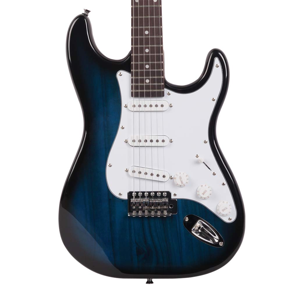JUJUYACO Rosewood Fingerboard Electric Guitar Blue