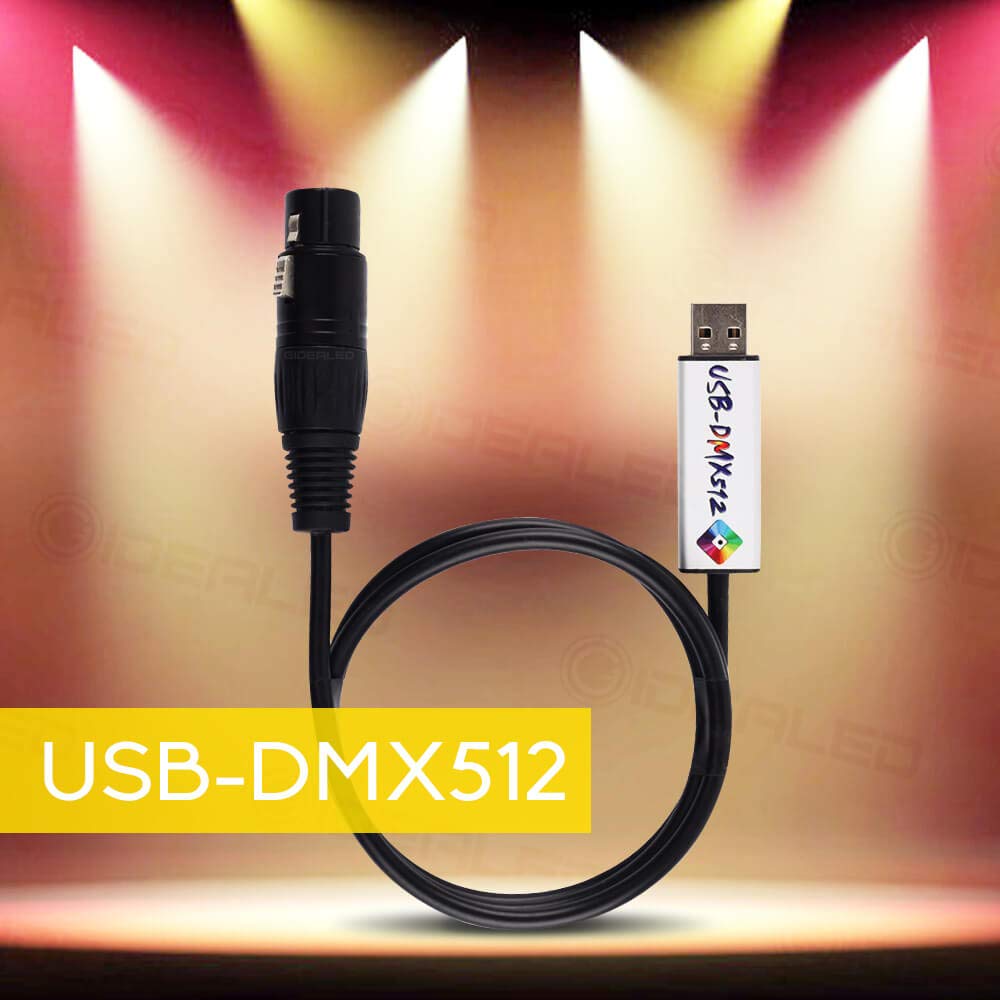 Buy GIDERWEL USB to DMX Interface Adapter/Dongle,USB DMX512 Cable LED