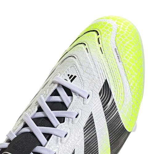 adidas Unisex Predator League 2G/3G Artificial Grass Football Boots, Cloud White/Core Black/Lucid Lemon, 36 EU – Ansicht 4