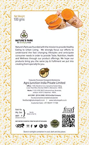Image of Nature's Park Turmeric Green Tea (Haldi chai, 500 Gm)