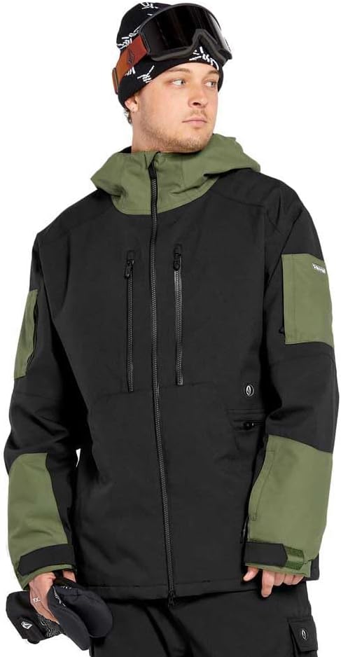 Volcom Mens Wfo Insulated Snowboard Ski Baggy Fit Winter Jacket