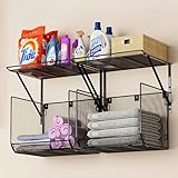 BAIRUI Estante de Lavandería, Paquete de 2 Organizador de Lavandería para Organizador y Almacenamiento, Repisas para...