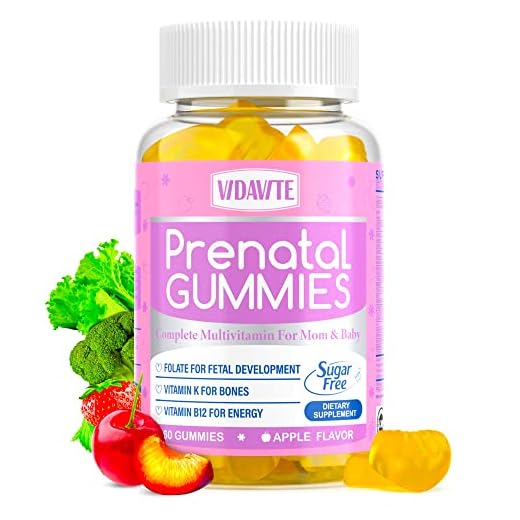 VIDAVITE Vegan Sugar Free Prenatal Gummies