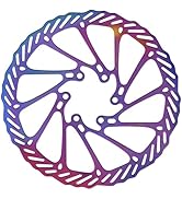 BUCKLOS 140mm 160mm 180mm 203mm MTB Disc Brake Rotor with 6 Bolts, Bicycle Brakes Stainless Steel...