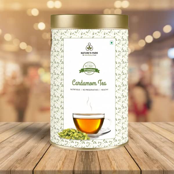 Image of NATURE'S PARK CARDAMOM BLACK TEA, 100 Gm