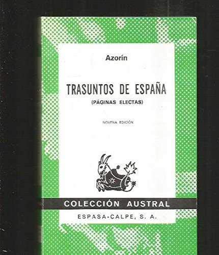 Trasuntos De Espana (Spanish Edition)
