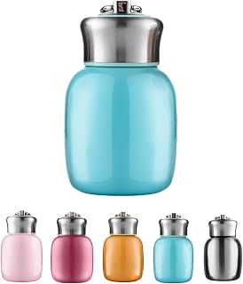 Mini-Thermosflasche, 200 ml, niedliche Wasserflasche, vakuumisolierte Edelstahl-Wasserflaschen, auslaufsicher, hält heiß u... Price In India