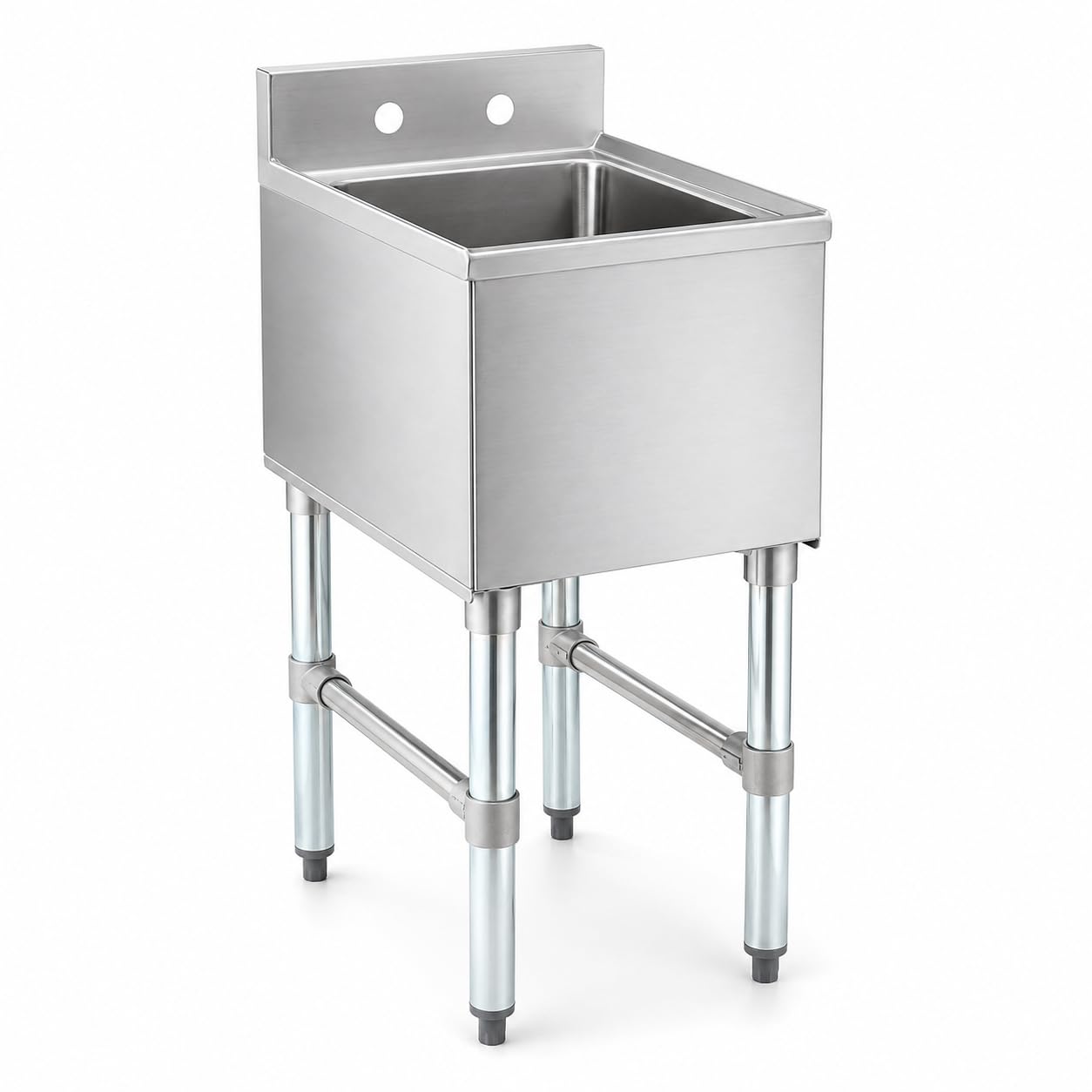 Commercial Underbar Hand Sink by Glownary – 30 Inches X 15 Inches, Stainless Steel, Silver, Model 522uhs1812