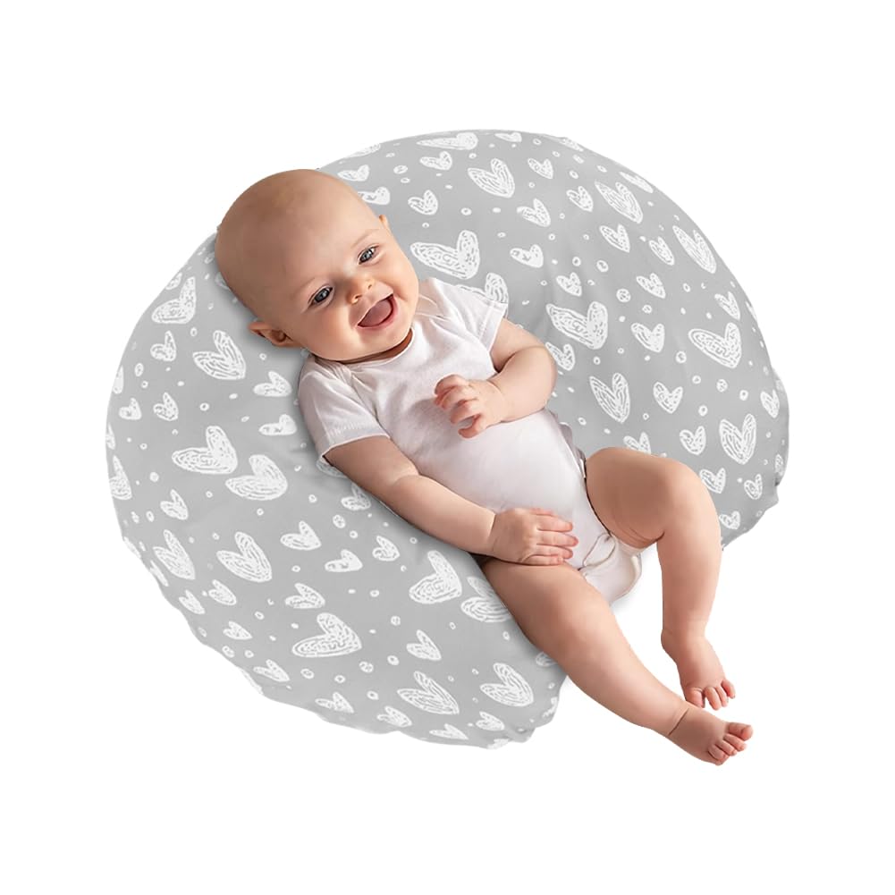 Nursing Pillows Breastfeeding Pillows Breast Feeding Pillow Baby 100% Cotton Maternity Nursing Pillow Soft Baby Nursing Pillow Cover Washable Breastfeeding Pillowcase for Newborn Back Support Feeding