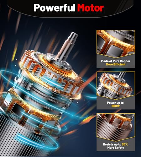 Image of Tietoc Mini Chainsaw 6 Inch Cordless, Portable Electric Chain Saw Small Handheld Battery Powered Super Saws, Gifts for Men Women, Birthday Gift for Dad Fathers Husband Him Her Mom Mothers Grandparent