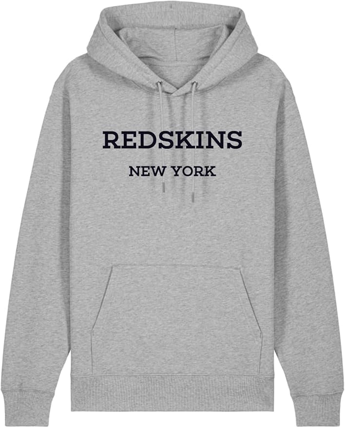 Redskins, Sudaderas, Jerseys, Chalecos, Hoodies, Forro, Casual, Atletico, con Capucha, Ropa Adultos, Unisex, Hombre, Mujer, Modelo RSS25SZ2 Grey M