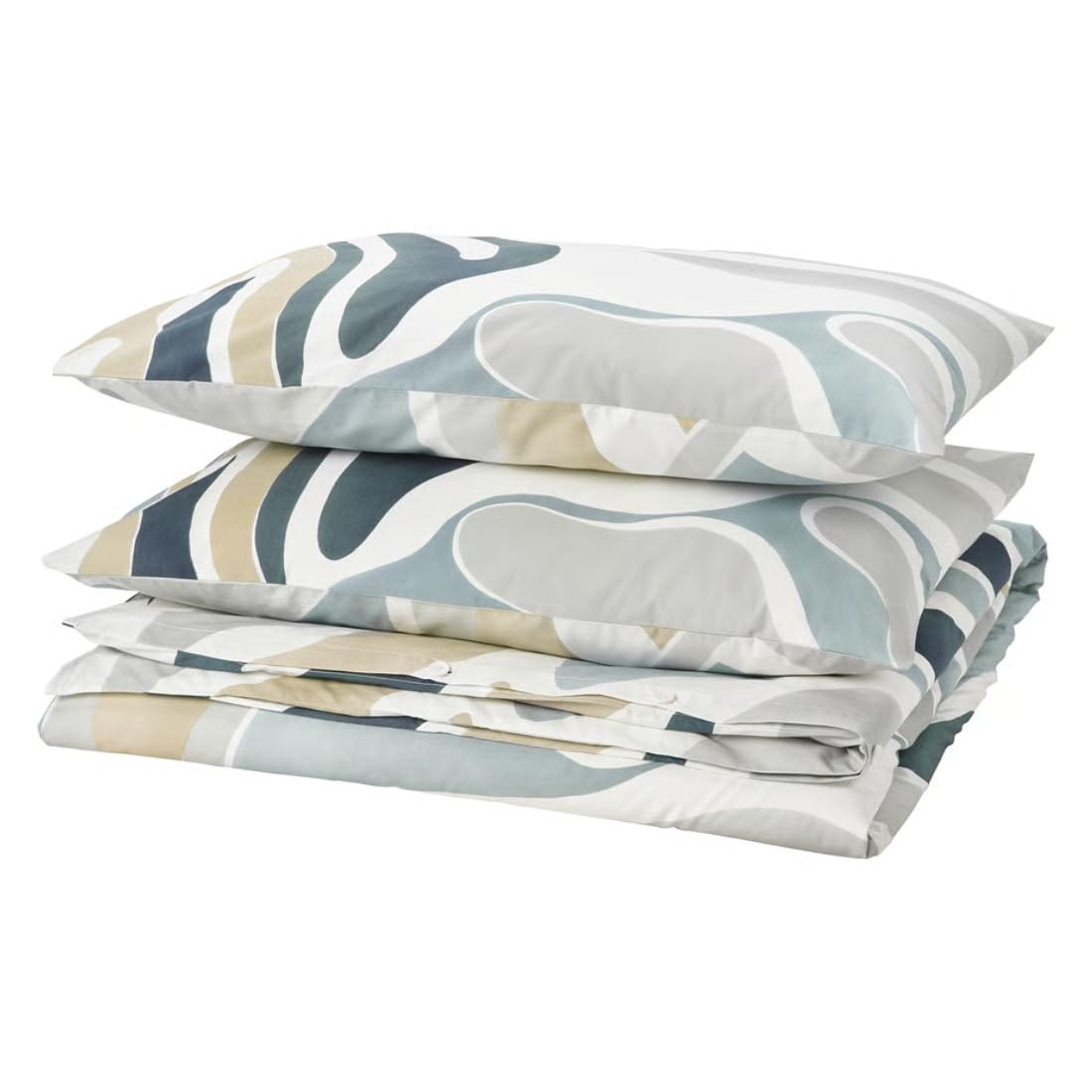 Ikea MYGGLASVINGE Duvet Cover and 2 Pillowcases, Multicolour, 240x220/50x80 cm-image-27