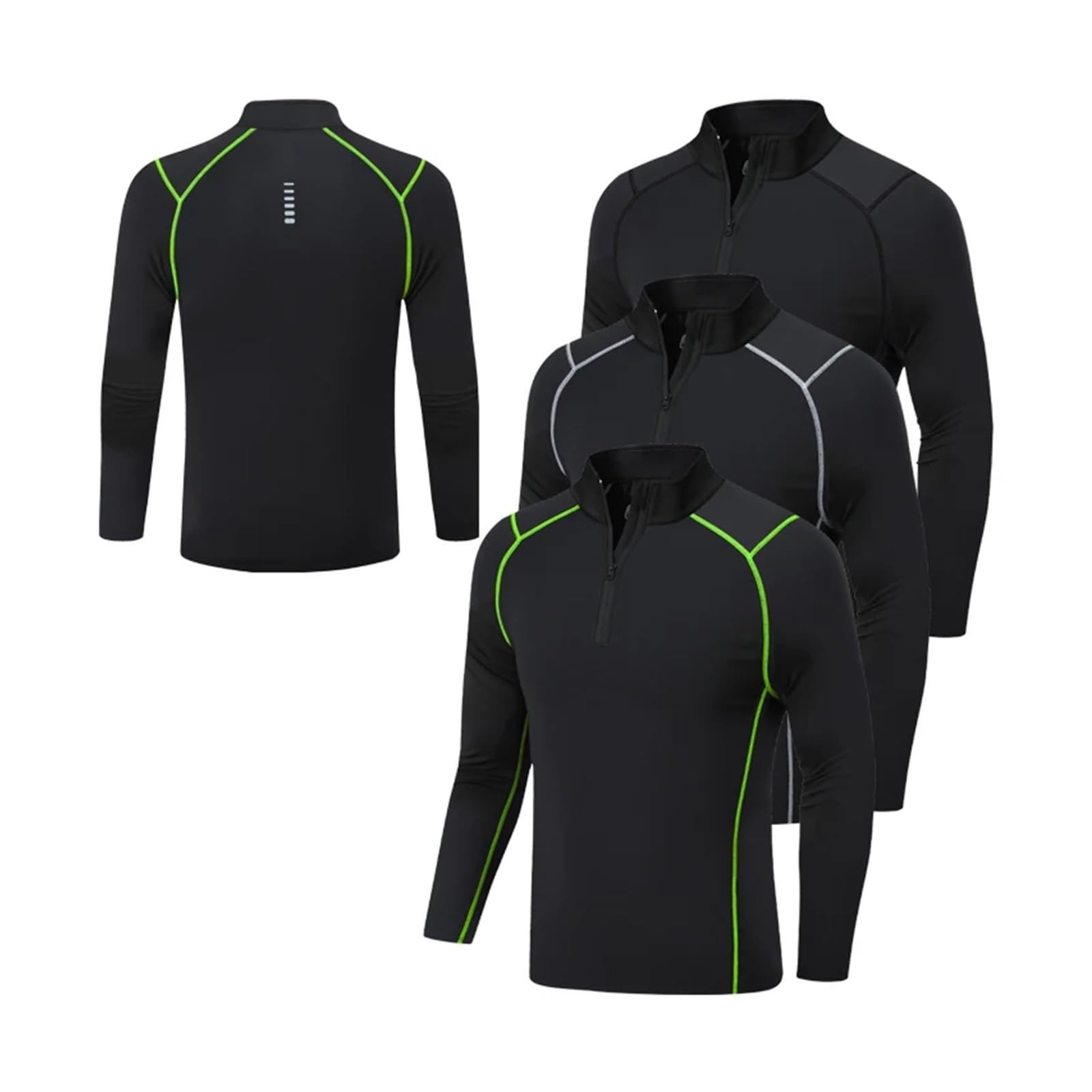 Deporte de compresión Manga Larga for Ciclismo, Capa Base, Medias Deportivas, Ropa Interior, Entrenamiento Moldeador, Levantamiento Pesas, Fitness, Correr