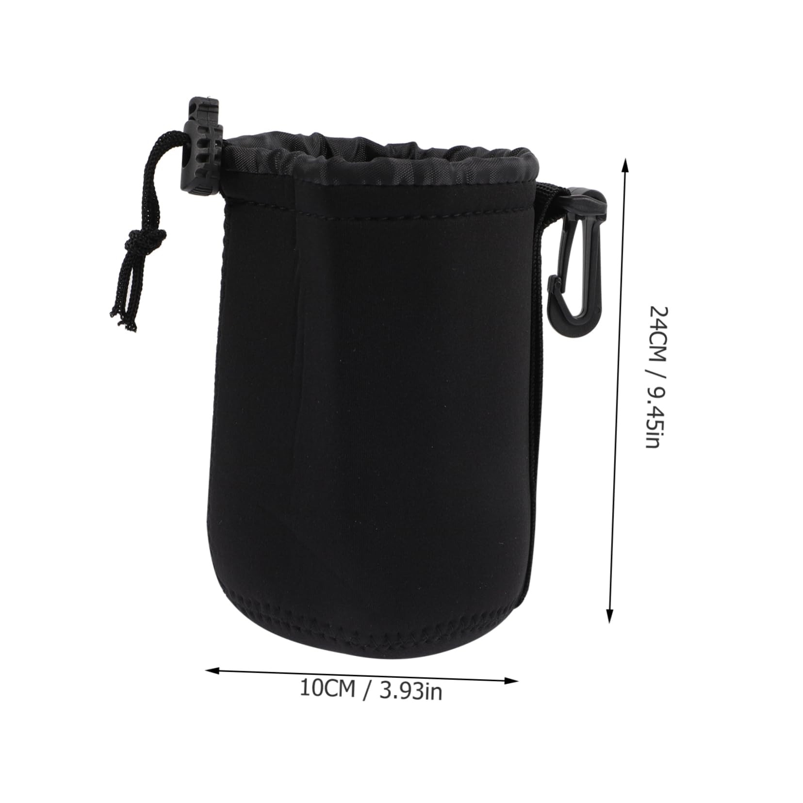 KOMBIUDA 4piezas Caja De Lente De Cámara Funda Protectora De Neopreno para Lentes De Cámara Viajes