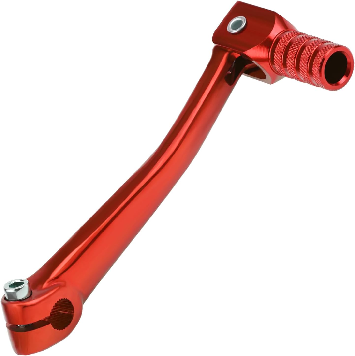 HIAORS Aluminium Red 11mm Hole Gear Shifter Lever Pedal for 125cc 140cc 150cc 160cc Lifan YX KLX SSR SDG Pit Dirt Bike ATV Parts
