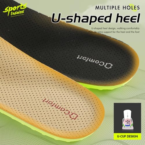 2 Pares de Plantillas de Cuero PU para Hombre y Mujer miniatura 6