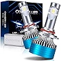 Combriller 9005 LED Headlight Bulbs 6000K Cool White, Canbus 9005 HB3 Led Headlight Bulbs 16000LM Per Set with Cooling Silent Fan, 9145/H10 Led Fog Light Bulbs, Pack of 2