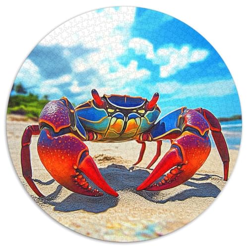 Puzzle de 1000 piezas de cangrejo de playa para tardes de relajación en casa