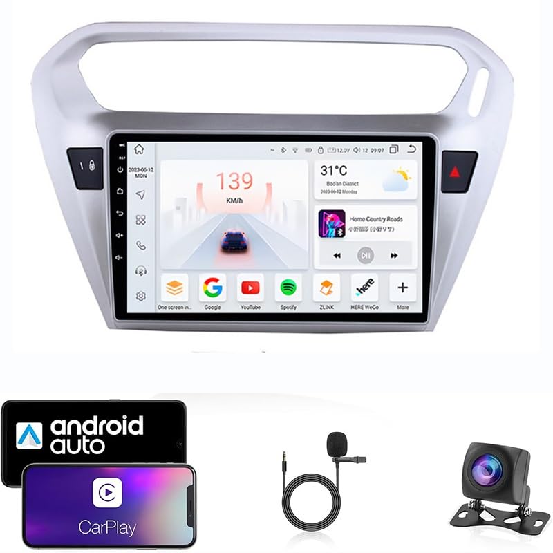 Autoradio Android 14 Citroën C4 pour voyager sereinement en famille avec navigation GPS