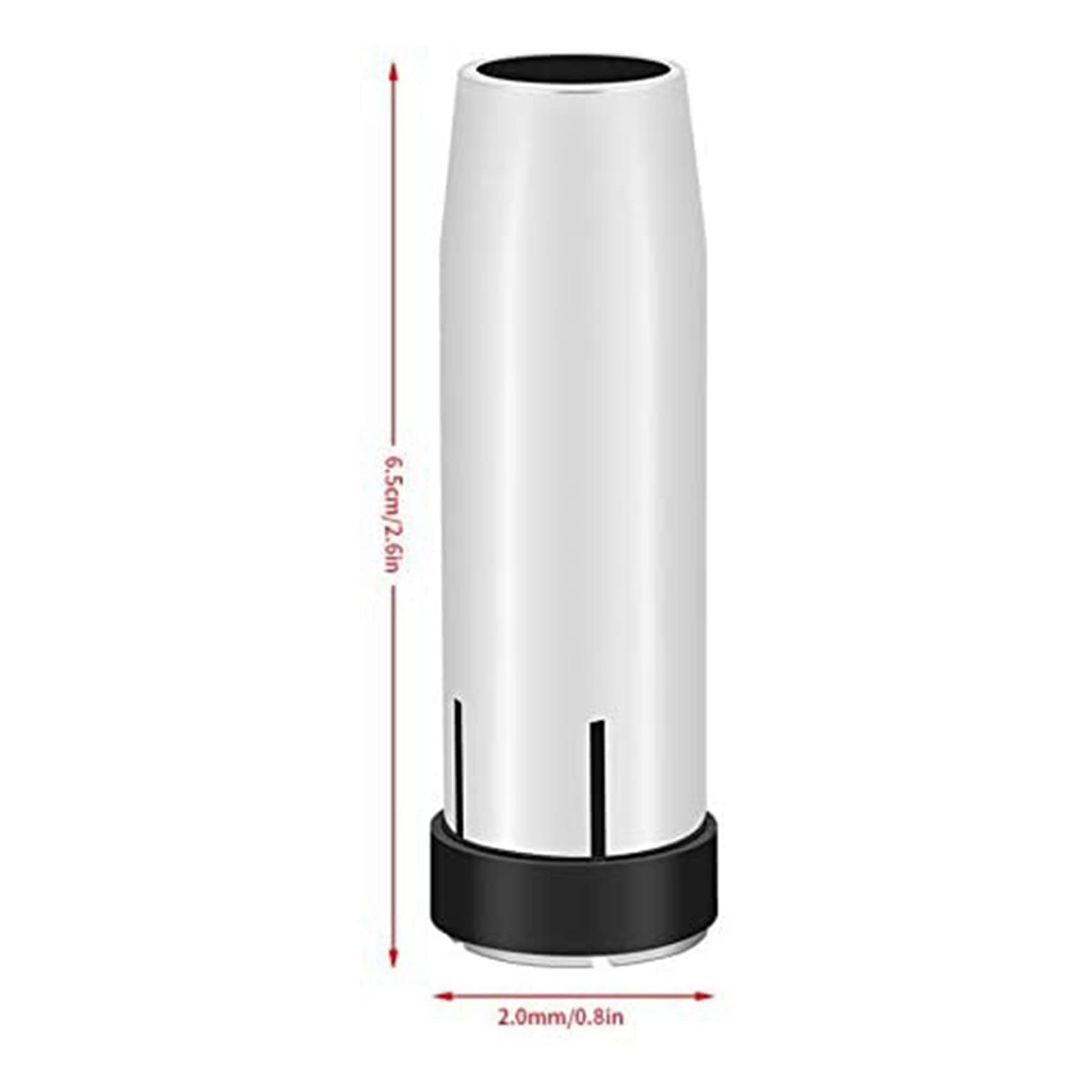 50 Piezas 24KD Boquilla de Gas 50 Piezas Antorcha de Soldadura MIG Boquilla de Gas Punta de Contacto para Herramienta de Soldadura MIG /