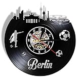 Einzigartige Kombination aus moderner Kunst-Wanduhr und Vintage-Stil - Schallplatte Wanduhr ist eine perfekte Dekoration, die sich an jedes Design und Innendekoration anpassen kann