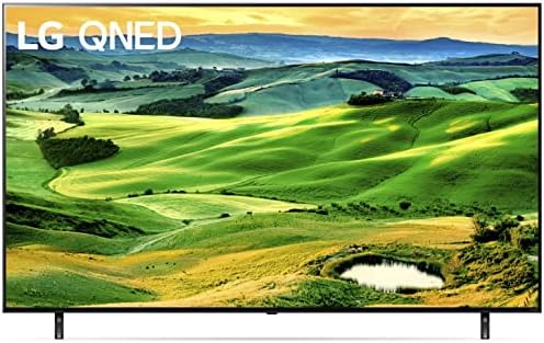 LG 75-Inch Class QNED80 Series Alexa Built-in 4K Smart TV, 120Hz Refresh Rate, AI-Powered 4K, HDR Pro, WiSA Ready, Cloud Gaming (75QNED80UQA, 2022)